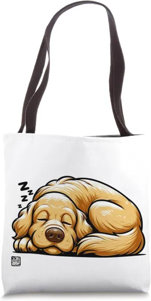 Relaxing time for a night retriever Tote Bag