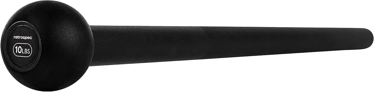 Retrospec Revolve Steel Macebell for Strength Training, Rehabilitation, Stretching, Conditioning and Rotational Training - 5, 7, 10, 15, 20, 30lb Options for Women & Men
