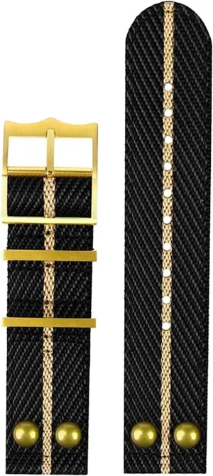 Rivet Nylon Strap For Iwc Fabric WatchBand 22mm Canvas Wrist Strap