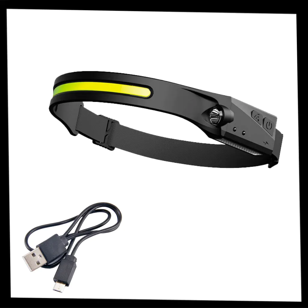RoyaleGlow Rechargeable LED Headlamp 350 Lumens Waterproof