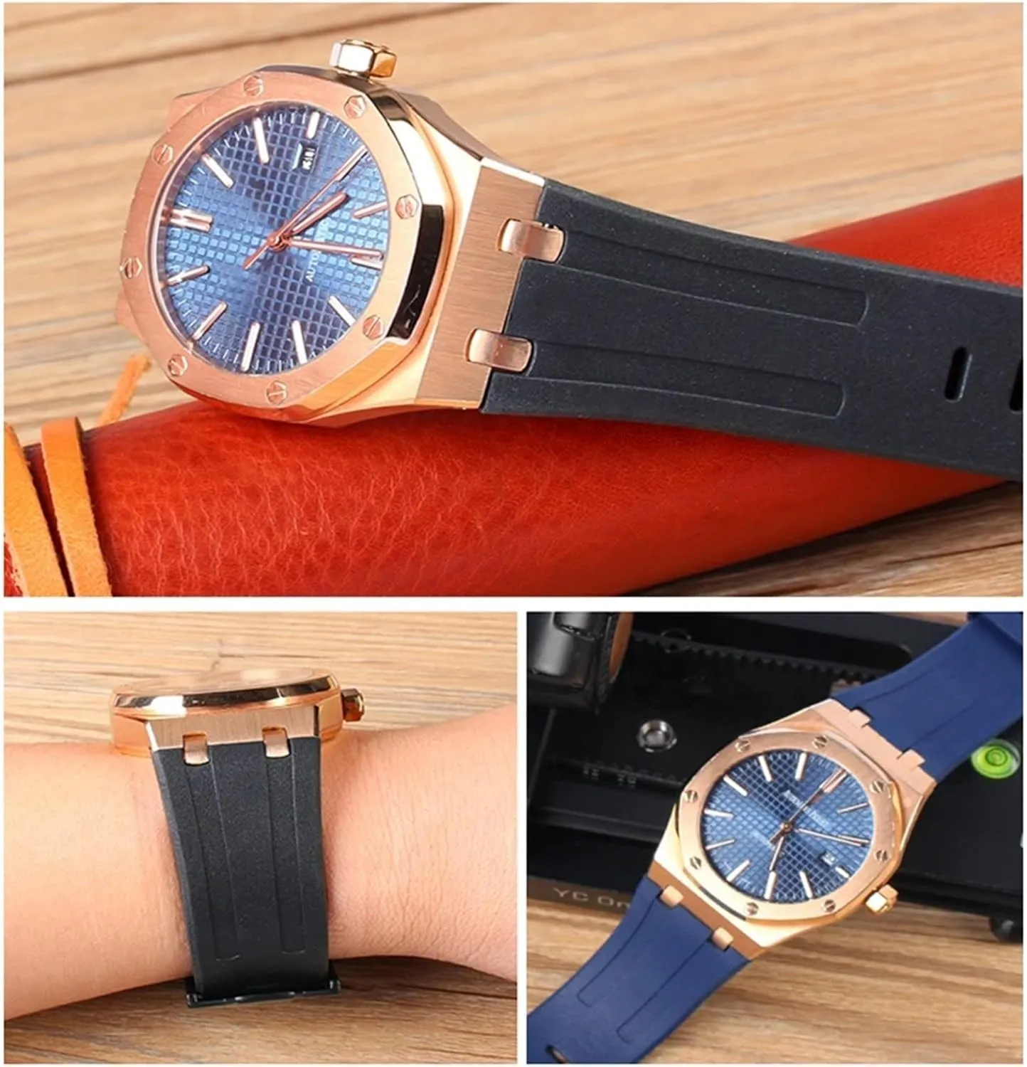Rubber watch strap for AP Abby 15703 Royal Oak Offshore series watch chain accessories watchband