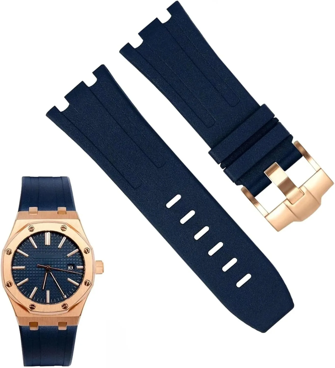 Rubber watch strap for AP Abby 15703 Royal Oak Offshore series watch chain accessories watchband