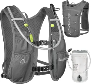 Running Hydration Vest - 5L, with 1.5L Water Bladder, Lightweight for Hiking and Cycling