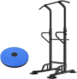 Safety Horizontal Bar, Stable and Durable Multi-Function, Men and Women Strength Training Equipment, 6-Speed Adjustment, Black,White (Black)