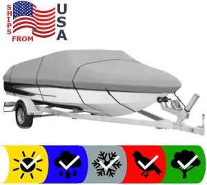 SBU Boat Cover Compatible for GLASTRON GS 225 I/O 1999 All Weather Protection