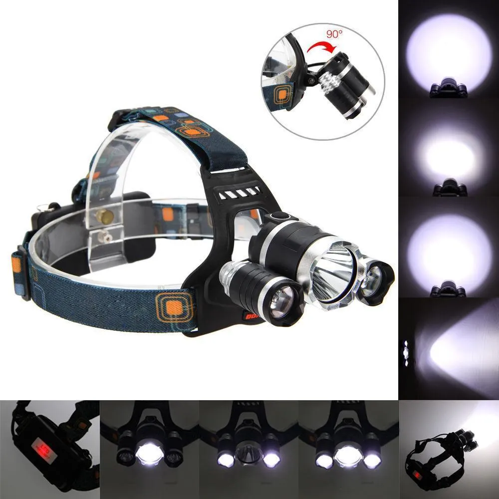 SC-HLX3 High Power 4-Mode LED Waterproof Headlamp Kit