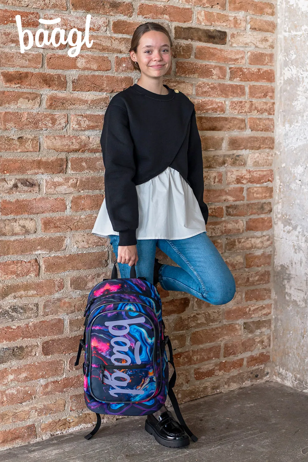 School backpack Core Marble