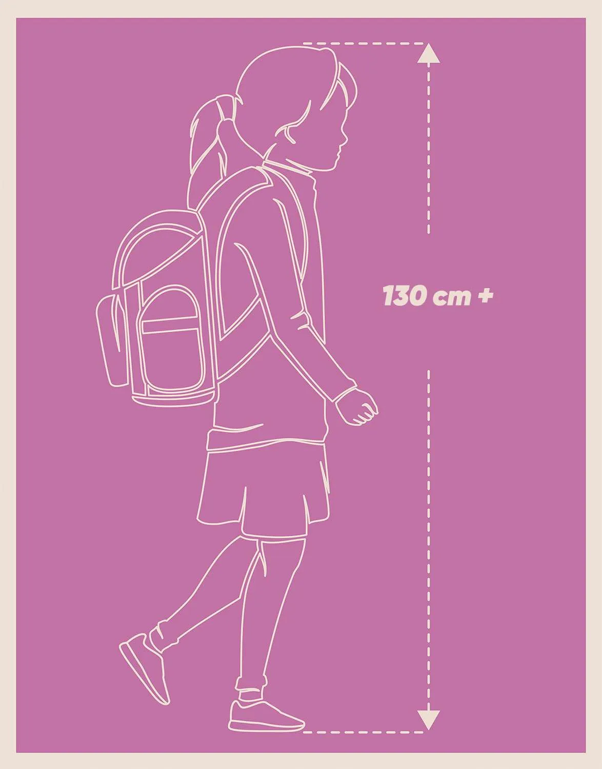 School backpack Core Marble