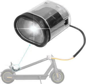 Scooter Headlight Front Light for Ninebot Max G30 Electric Scooter, Headlamp Assembly Kit, LED Light Parts, Safety Light Replacement