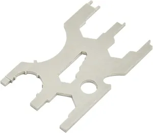 Scuba Diving Multi Tool, Stainless Steel Scuba Diving Multi Tool Regulator Credit Card Kit Repairing Equipment