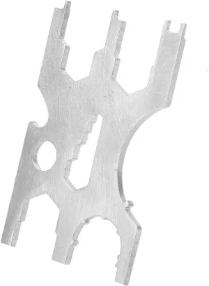 Scubaing Diving Multi Tool,Stainless Steel Diving Multi Tool Regulator Credit Card Kits for Scubaing Diving Regulator Repair and Maintenance