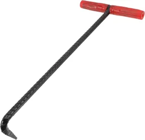 Sewer Manhole Cover Hook Manhole Lifter Pull Hook Lifting Hook Sliding Door Lifter Steel Manhole Hook T-Shaped Hook Manhole Cover Lifter Multi-Function Pulling Hook Lifter Hook