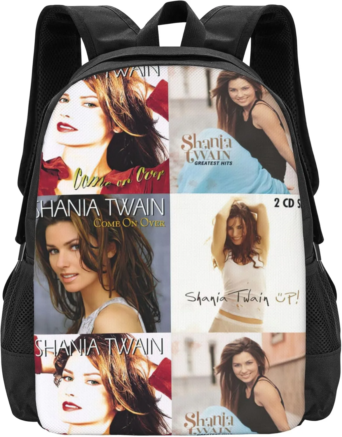 Shania Music Twain Simple Large Capacity Backpack 3d Printed Backpack Outdoor Backpack Laptop Bag Unisex Book Bags Multifunctional Backpack