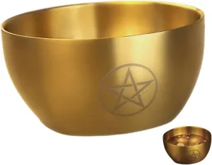 Shaving Bowl for Men Elegant Stainless Steel Shaving Mug Multi-functional Ritual Candle Holder for Home Use