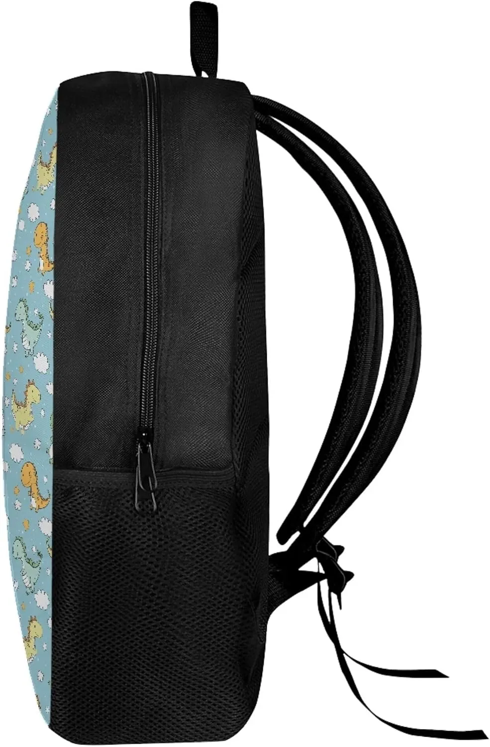 Simple School Bag for Kids Dinosaur Backpack for Student Cute Print Large Capacity Bookbag with Adjustable Shoulder Straps Lightweight Sturdy Backpack for Boys Girls