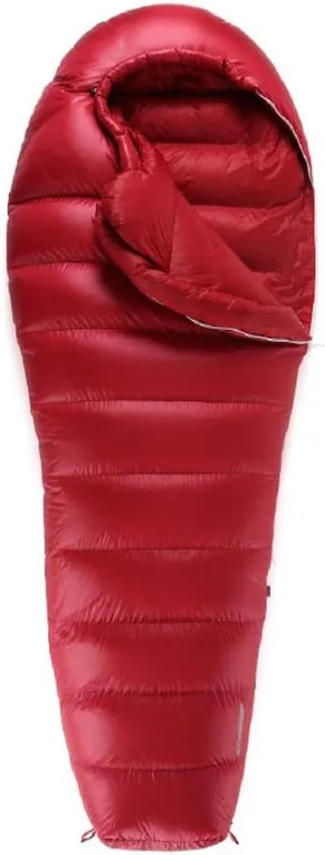 Sleeping Bag Blue/Red Mummy Splicing Single Ultra Light Waterproof Goose Down Winter Sleeping Bag