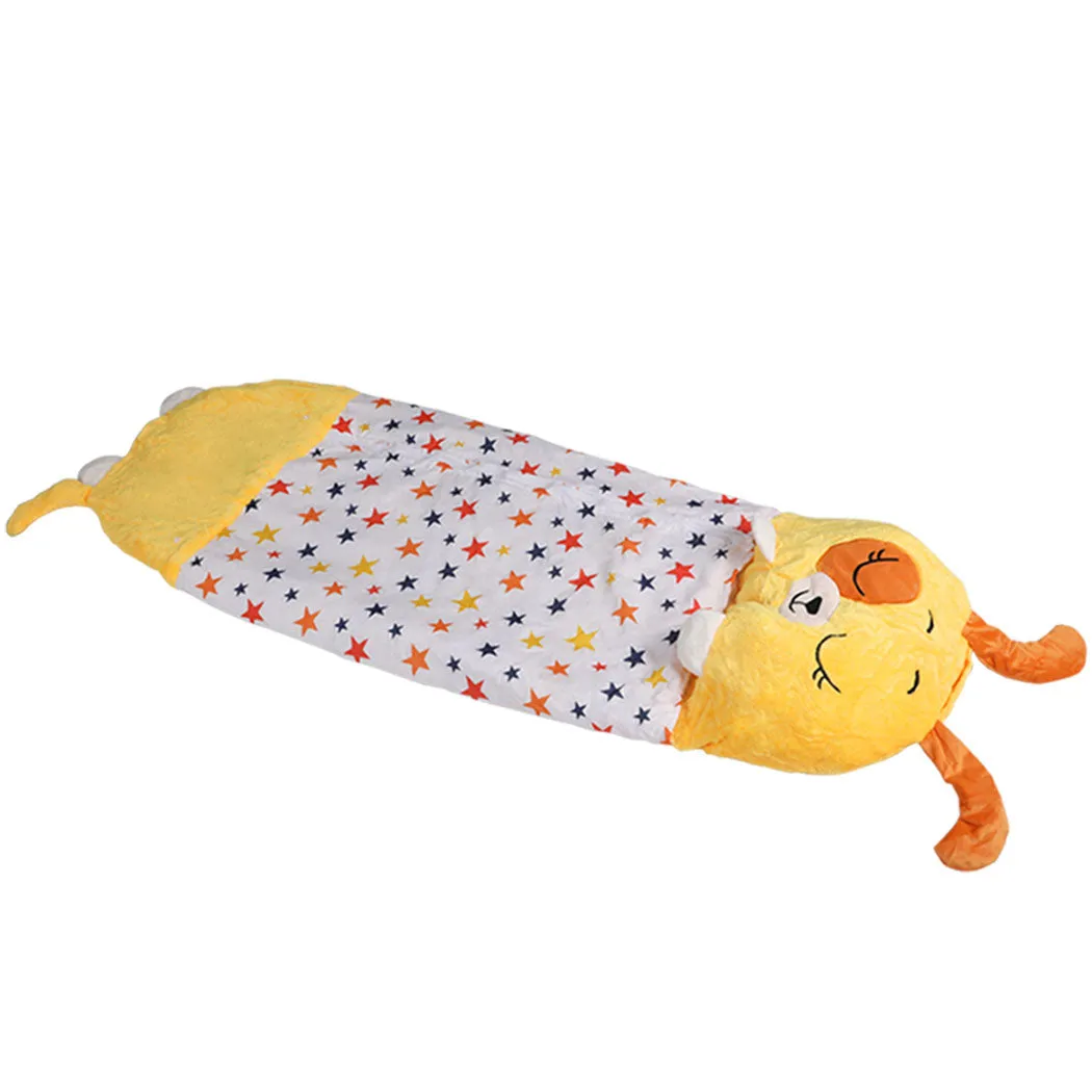 Sleeping Bag Child Pillow Kids Happy Napper Gift Toy - Dog 180cm L