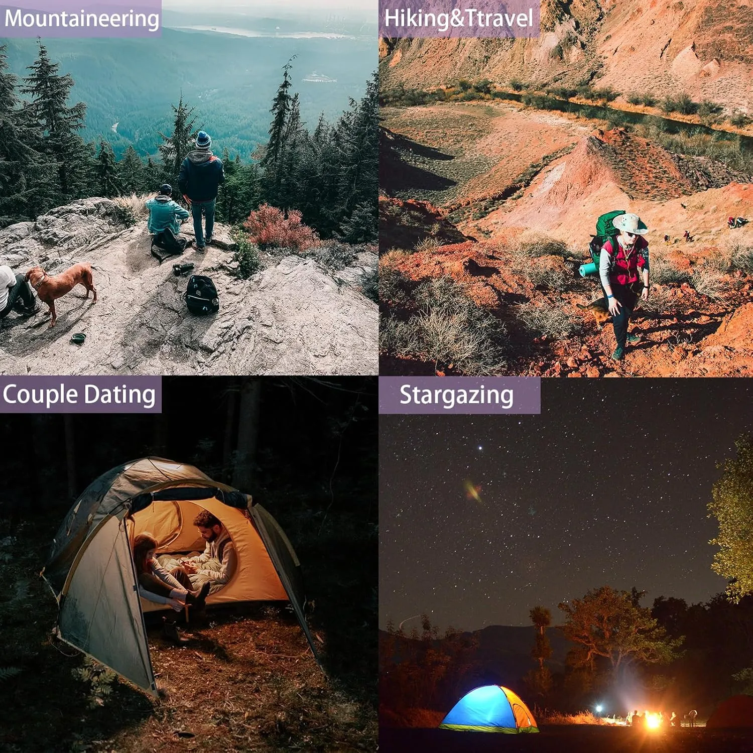 Sleeping Bag for Adults, Girls, Boys - 3 Season Warm & Cool Weather Lightweight Waterproof Camping Bag for Hiking, Outdoor Travel