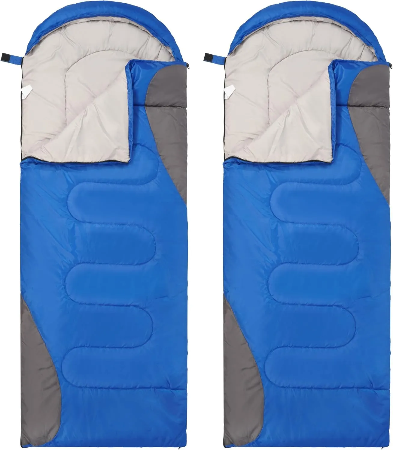 Sleeping Bag for Adults Teens Kids Cold Warm Weather, Portable Waterproof & Lightweight, Compact with Compression Sack, for 3-4 Seasons Camping, Backpacking, Hiking, Travel, Indoors Outdoors
