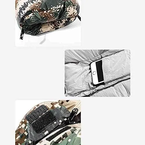 Sleeping Bag for Lightweight Warm and Washable 3 Season Backpacking Sleeping Bag for Hiking Traveling & Outdoor Activities,1500G