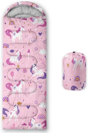Sleeping Bag for Womens Girls Teens, Waterproof Sleeping Bags Traveling and Outdoors, Camping Gear Equipment