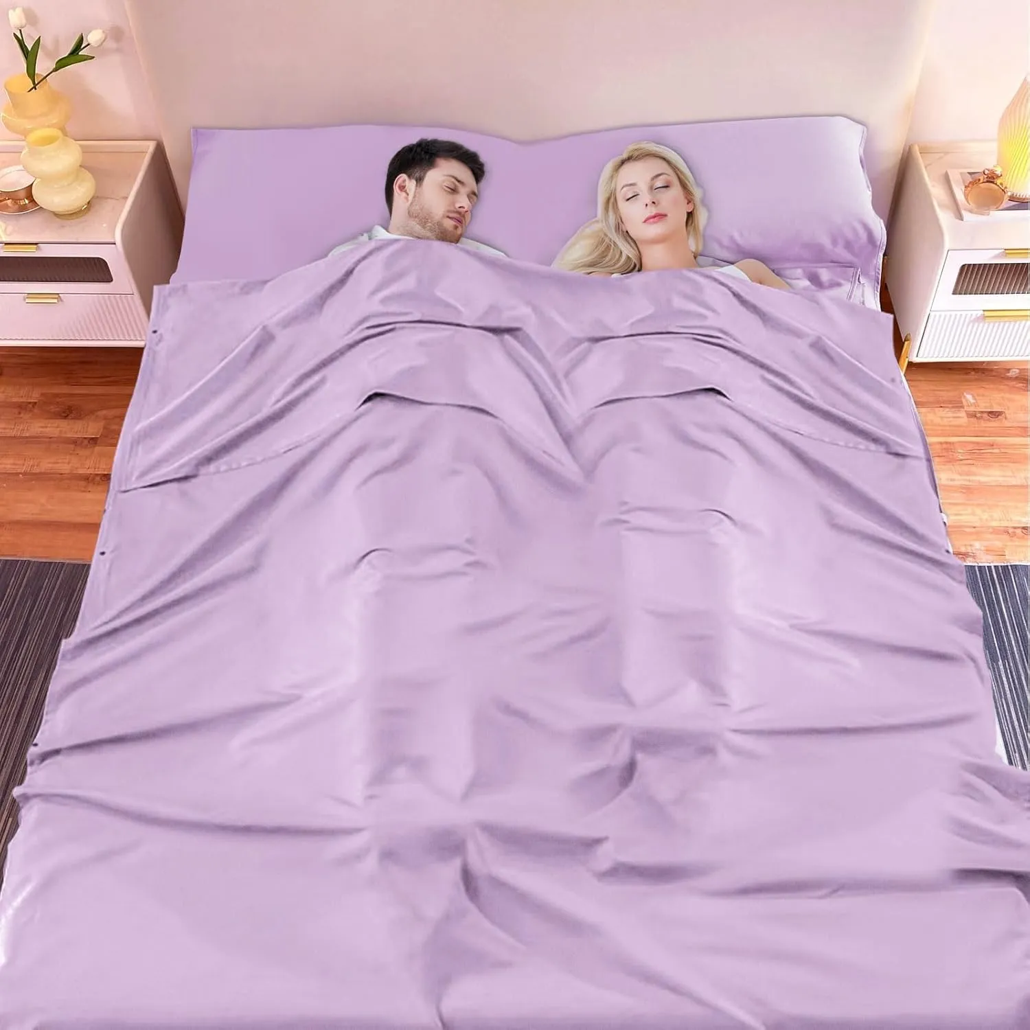 Sleeping Bag Liner Camping & Travel Sheets for Adults - Hostels & Traveling Sleep Sack