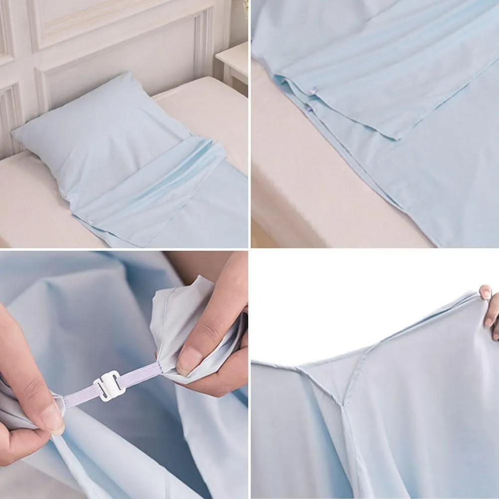 Sleeping Bag Liner Cotton Lightweight Travel Sleep Sack Sleeping Sheet for Adults Camping Hiking Picnic Travel Hotel Backpacking