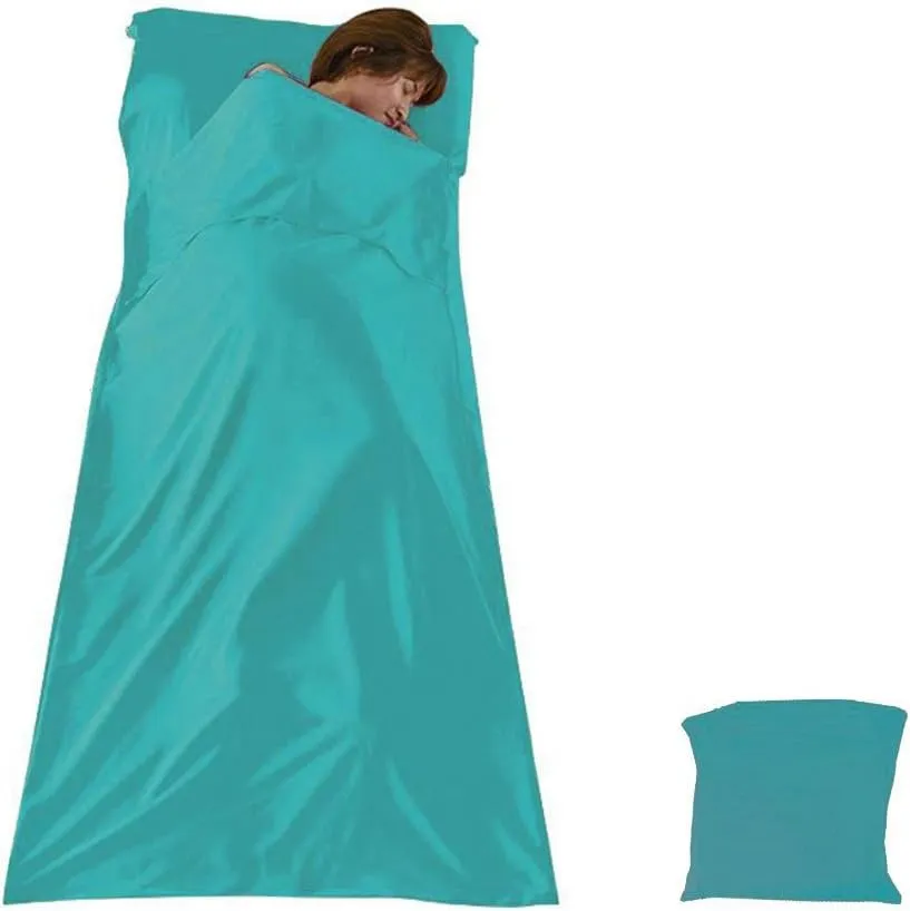 Sleeping Bag Liner Cotton Lightweight Travel Sleep Sack Sleeping Sheet for Adults Camping Hiking Picnic Travel Hotel Backpacking