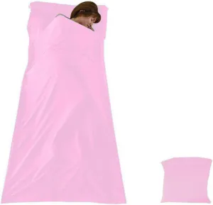 Sleeping Bag Liner Cotton Lightweight Travel Sleep Sack Sleeping Sheet for Adults Camping Hiking Picnic Travel Hotel Backpacking