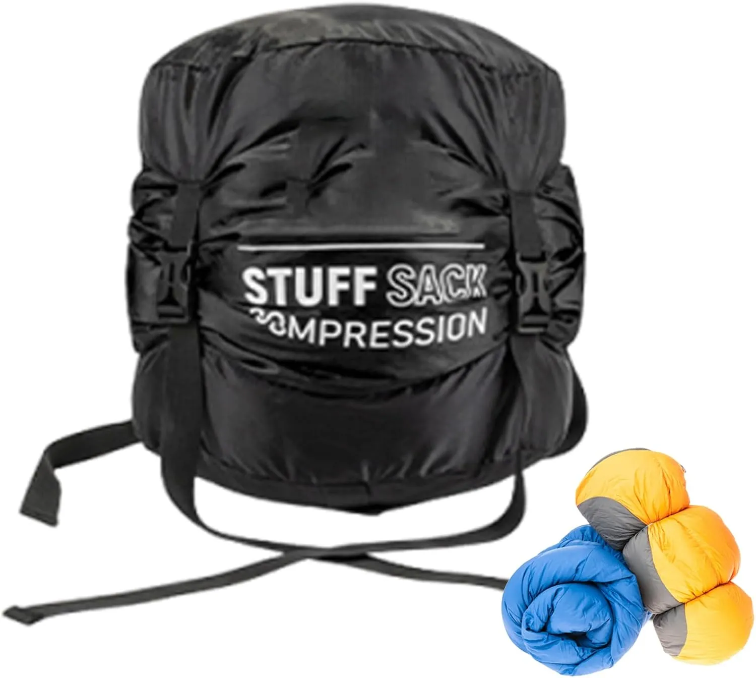 Sleeping Bag Stuff Sack, Quick-Dry Stuff Sacks for Backpacking, Lightweight Breathable Reusable Outdoor Gear for Hiking Supplies Camping Travel