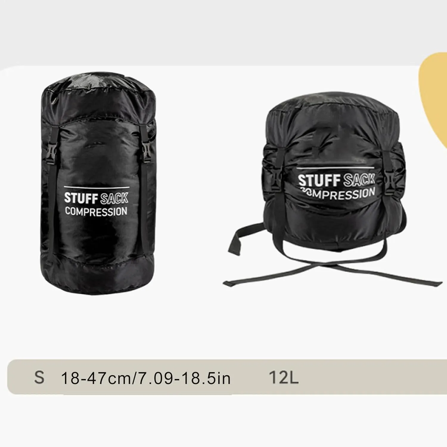 Sleeping Bag Stuff Sack, Quick-Dry Stuff Sacks for Backpacking, Lightweight Breathable Reusable Outdoor Gear for Hiking Supplies Camping Travel