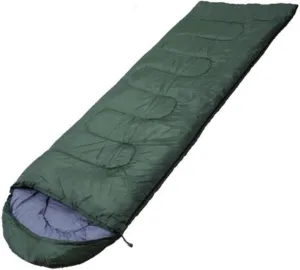 Sleeping Bag Waterproof Sleeping Bag Cold Weather Warm Sleeping Bag for Adults Portable Camping Traveling and Outdoors Traveling, and Outdoors (Color : Green, Size : 32°f-23°f)