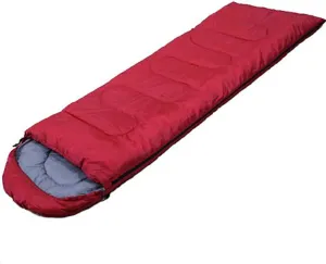 Sleeping Bag Waterproof Sleeping Bag Cold Weather Warm Sleeping Bag for Adults Portable Camping Traveling and Outdoors Traveling, and Outdoors (Color : Red, Size : 32°f-23°f)