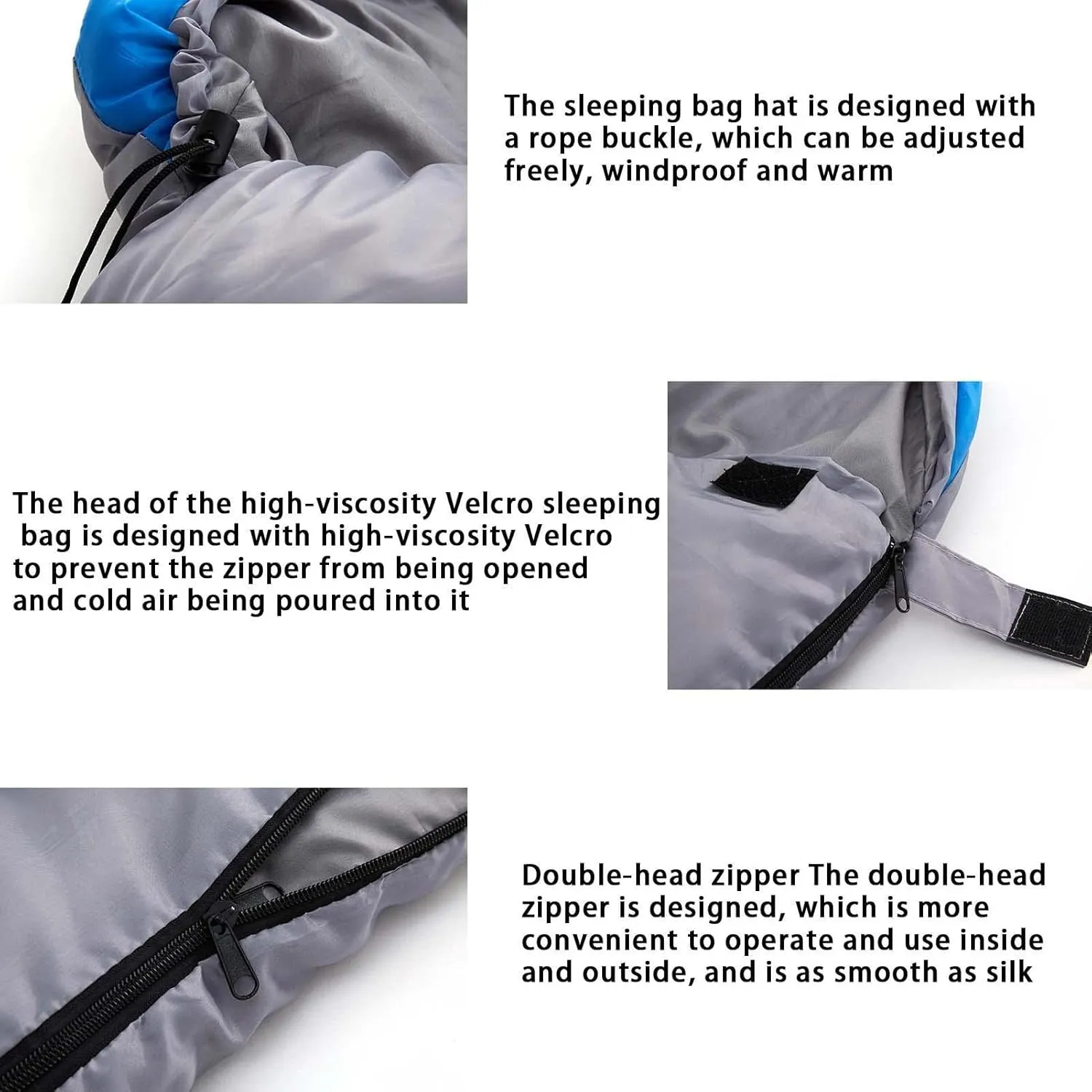 Sleeping Bags for Adults Cold Weather & Warm, 1 Person Backpacking Camping Sleeping Bag Lightweight Waterproof Bivy Bag Sleeping Bag for Womens Mens Camping Hiking Fishing Hunting Outdoor Travel