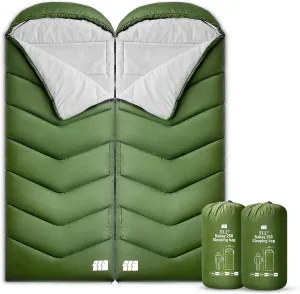 Sleeping Bags for Adults Cold Weather,Portable, Waterproof,Lightweight Sleeping Bag for Tall Girls Boys with Compression Sack for Warm Camping, Hiking, Outdoor & Indoor