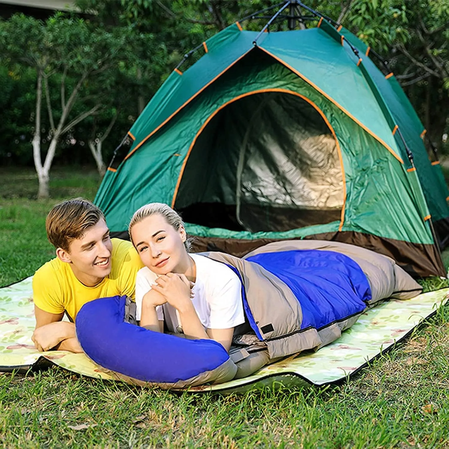 Sleeping Bags for Adults Comfortable 3 Season Sleeping Bag Thickened Winter Sleeping Bag for Children & Adults Camping Hiking Outdoor