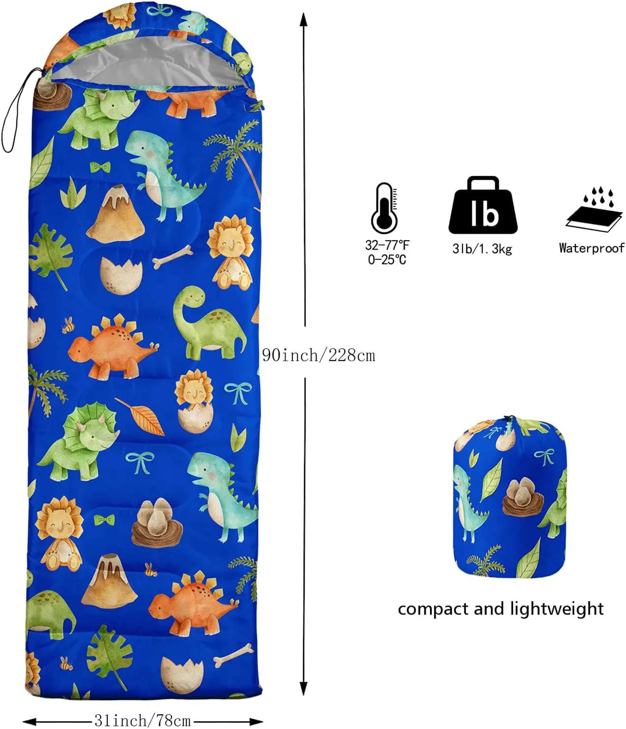 Sleeping Bags for Girls Adults, 3 Season Warm Cool Weather,Lightweight Waterproof Sleeping Outdoors, Camping Gear Equipment