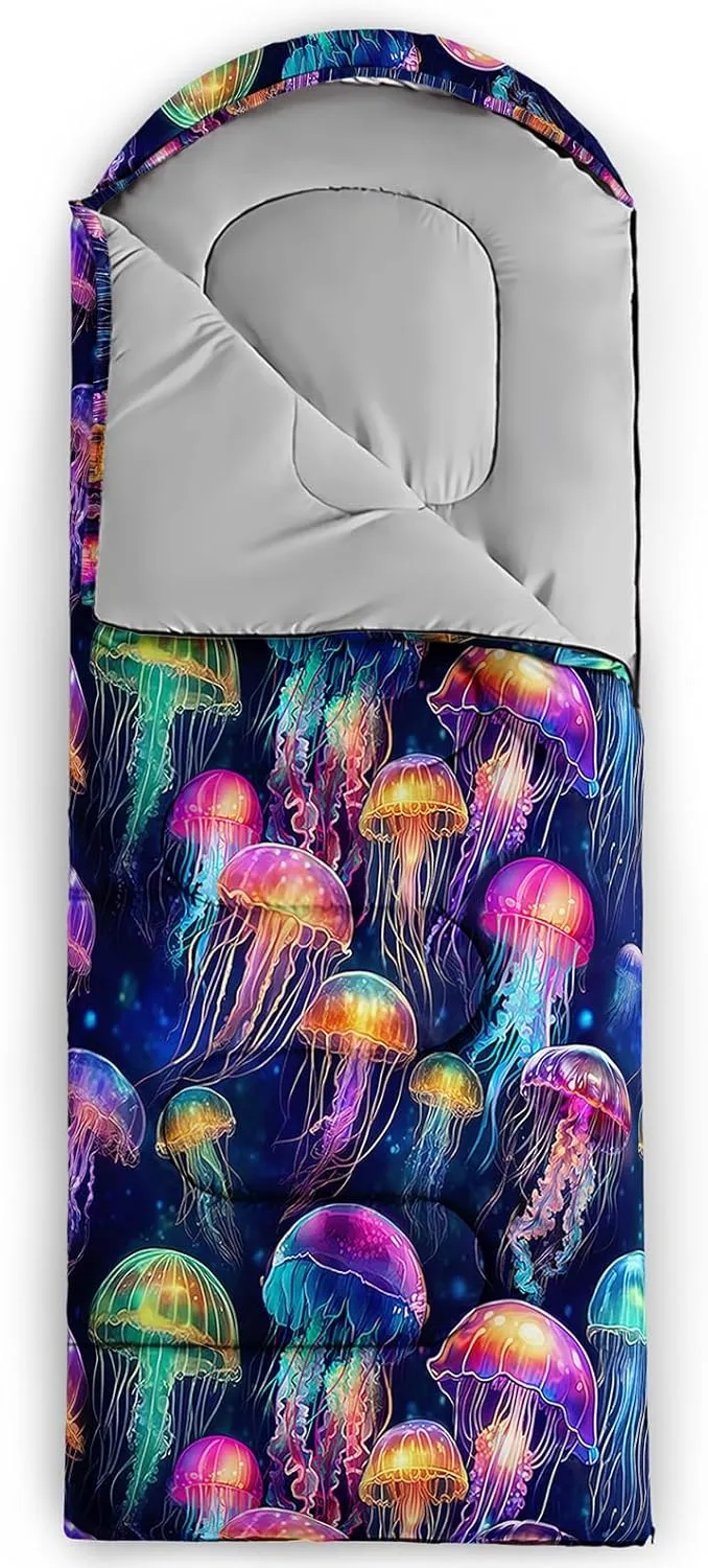 Sleeping Bags for Girls Adults, 3 Season Warm Cool Weather,Lightweight Waterproof Sleeping Outdoors, Camping Gear Equipment