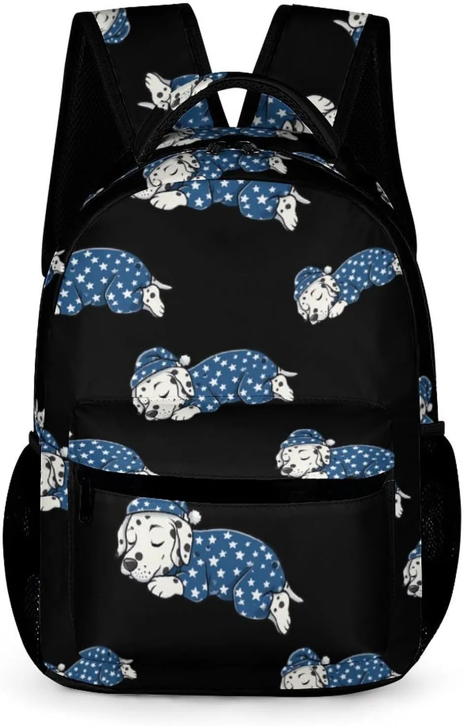 Sleeping Dalmatian Dog Cute Backpack Travel Bag Small Back Packs Funny Print Mini Daypack