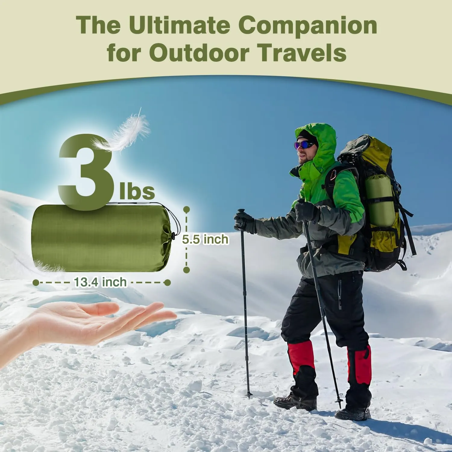 Sleeping Pad for Camping, 50D Double Inflating Camping Pad with Pillow Built-in Foot Pump, Portable Bed for Hiking, Tent, Backpacking, Road Trip, Traveling (Navy Green, 77"L x 50"W x 3.15"Th)