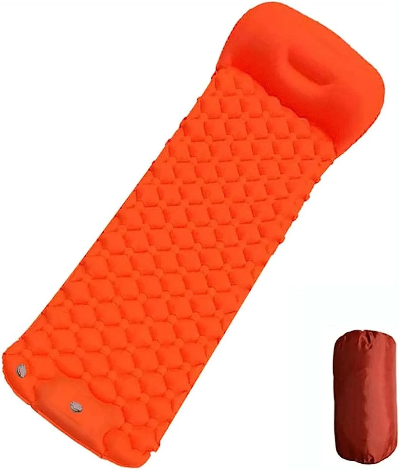 Sleeping Pad for Camping Camping Mat with Pillow Foot Press Sleeping Pad Waterproof Camping Air Mattresses