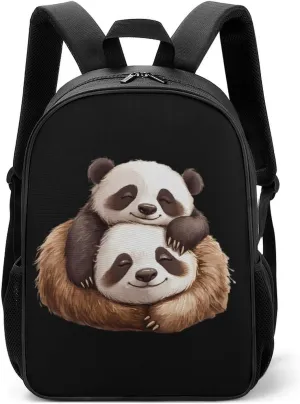 Sleeping Panda and Sloth Cute Backpack Casual Daypack Travel Shoulder Bag for Women Men Funny Print