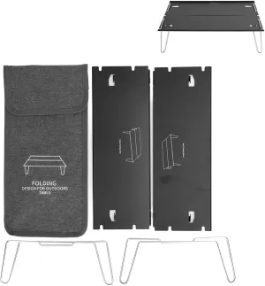 Small Camping Table Portable Aluminum Alloy Foldable Outdoor Table for Camping Hiking Picnics