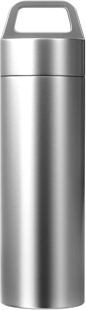 Small Pill Case, Portable Keychain Pill Holder Waterproof Metal Pill Box Container for Travel Purse Pocket, Mini Stainless Steel Pill Organizer for Outdoor Camping