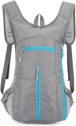 Small Running Backpack,hydration Vest Women,Lightweight and Portable, Thickened and Breathable, Perfect for Short Trips, Camping, Cycling, Walking(Gray)