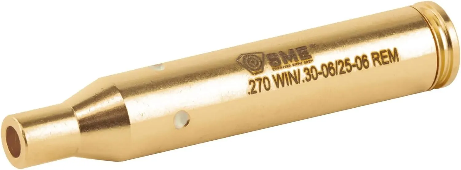 SME Sight Rite Durable Shooting Hunting Accesories Brass Casing Bullet Laser Bore Sighting System | Batteries Included