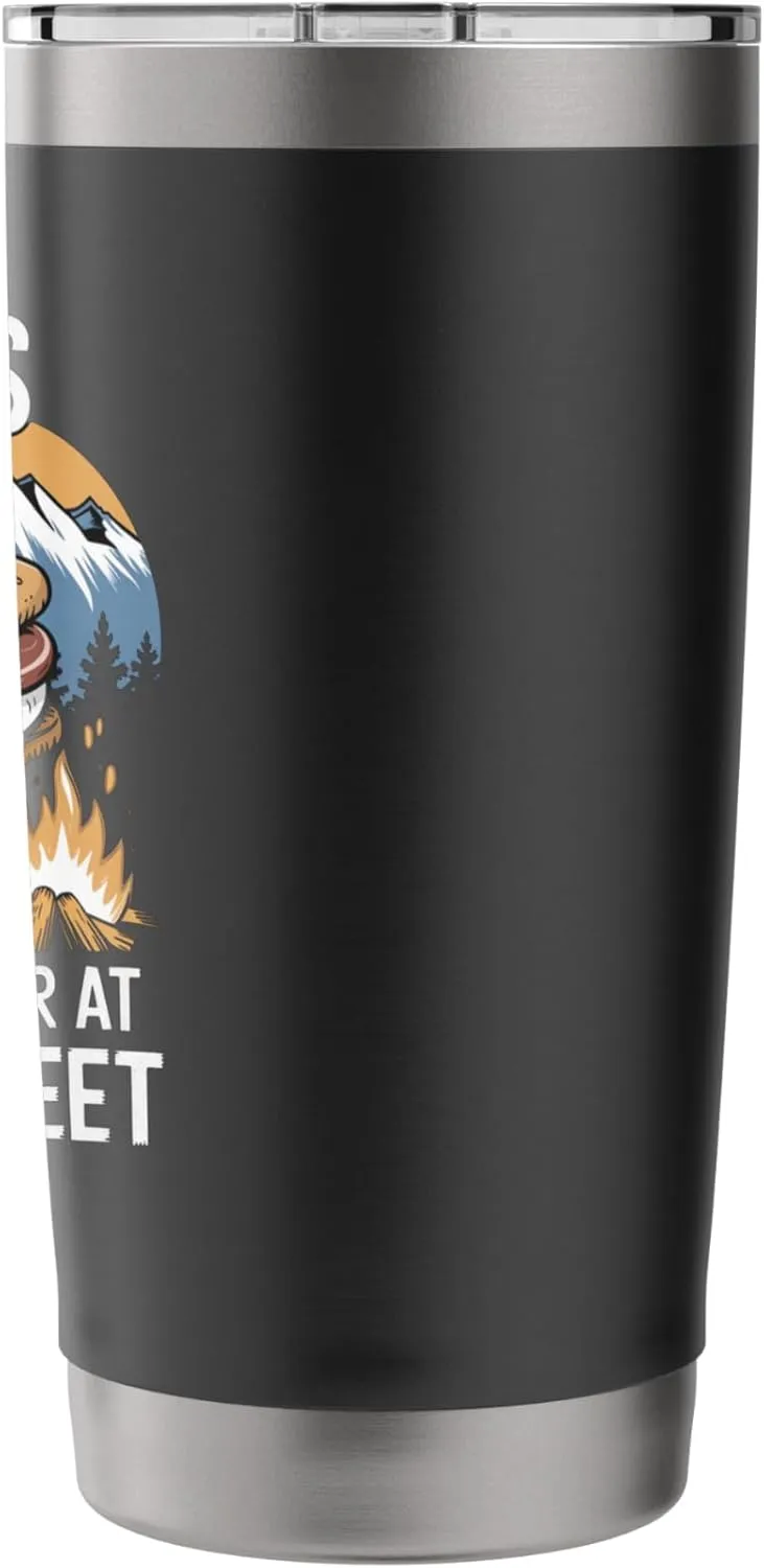 S’mores Taste Better at 10,000 Feet Alpine Camping Stainless Steel Insulated Tumbler