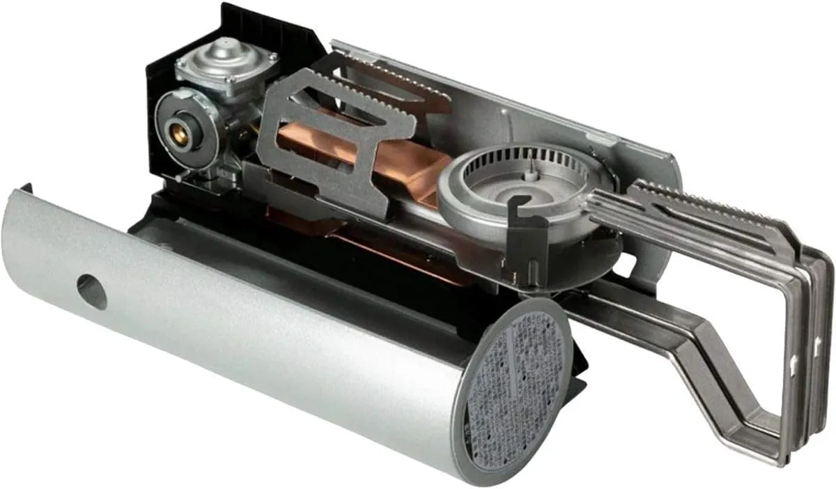 Snow Peak Home and Camp Burner, Camping Stove, Backpacking, Automatic Ignition, Silver