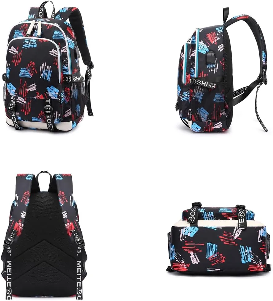 Soccer Player 7 Multifunction Sport Backpack Travel Laptop Football Fans Bag for Men Women (Fuchsia - 3)