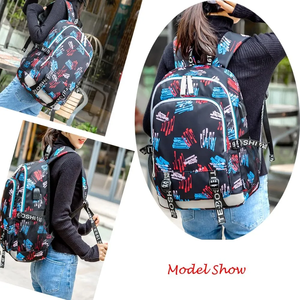 Soccer Player 7 Multifunction Sport Backpack Travel Laptop Football Fans Bag for Men Women (Fuchsia - 3)